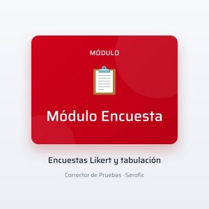 Módulo Encuesta - Corrector de Pruebas