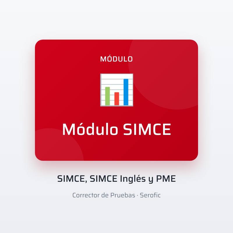 Módulo SIMCE - Corrector de Pruebas